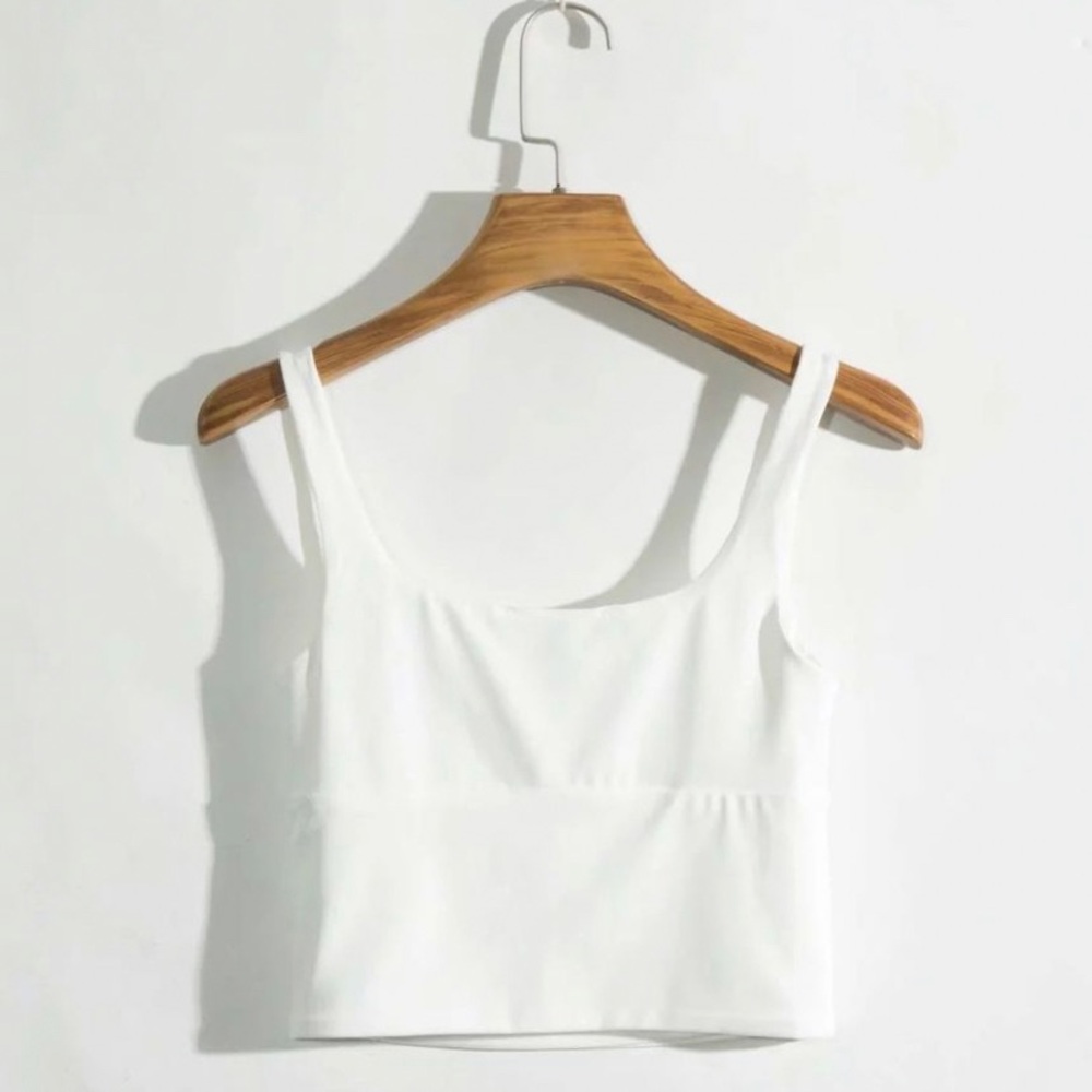 White Ruched Women's Top - Picture 3 of 5